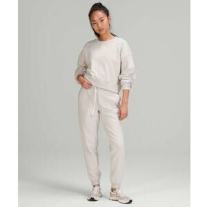 Lululemon Scuba High-Rise Jogger *Sparkle Color: White Opal Size: 10
